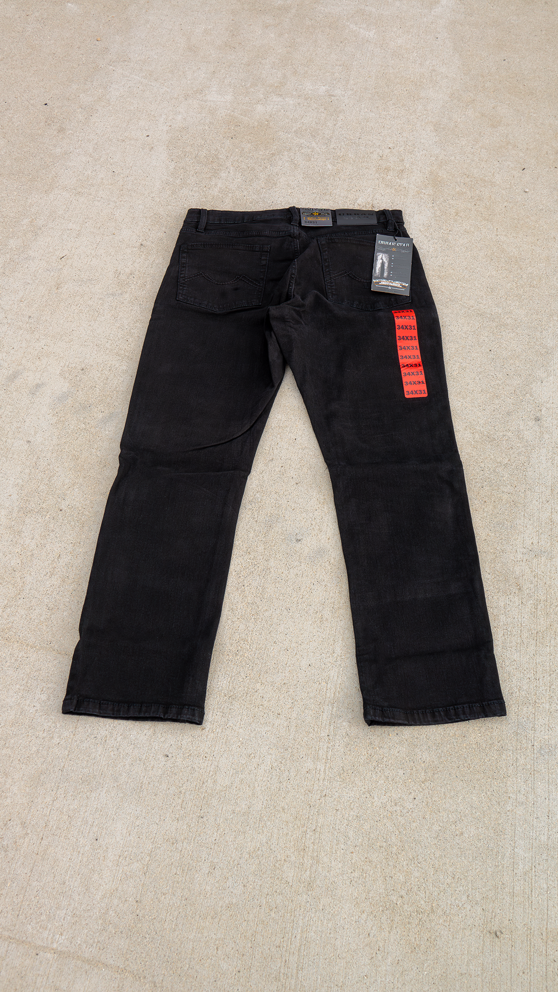 Urban Star Men's Black Jeans