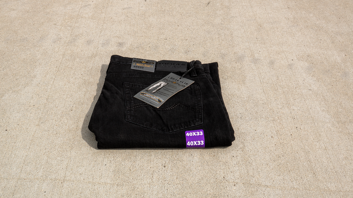 Urban Star Men's Black Jeans